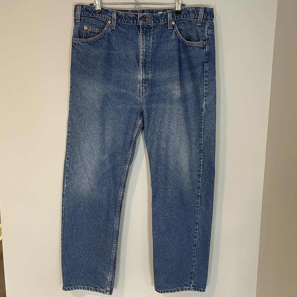 VTG Levi's 505 Jeans Men's 42x30 Orange Tab Straight Med Wash‎ USA 40505-0215